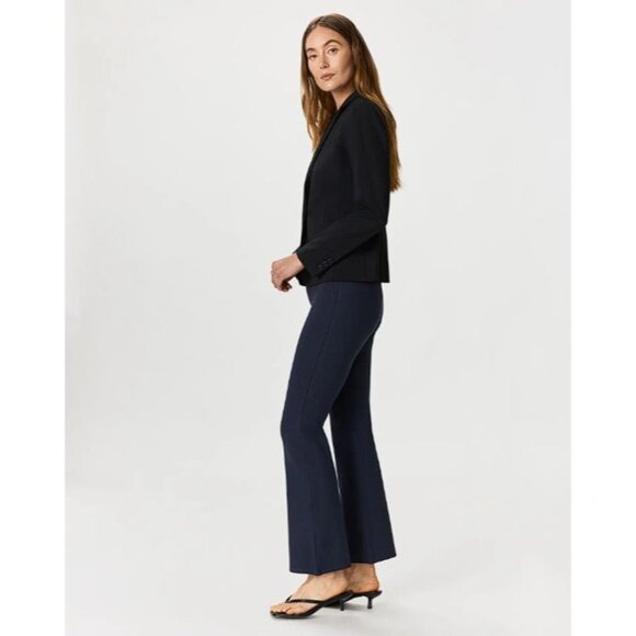 New Quince Ultra-Stretch Ponte Bootcut Pant Petite Large Navy - Picture 6 of 6